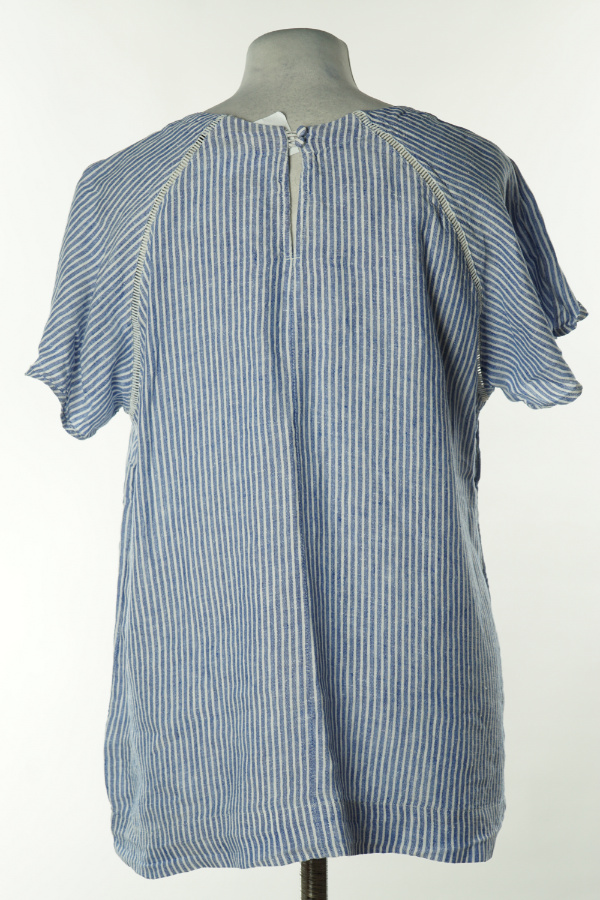 Bluzka w niebiesko - białe paski, 100% len - NEXT zdjęcie 2