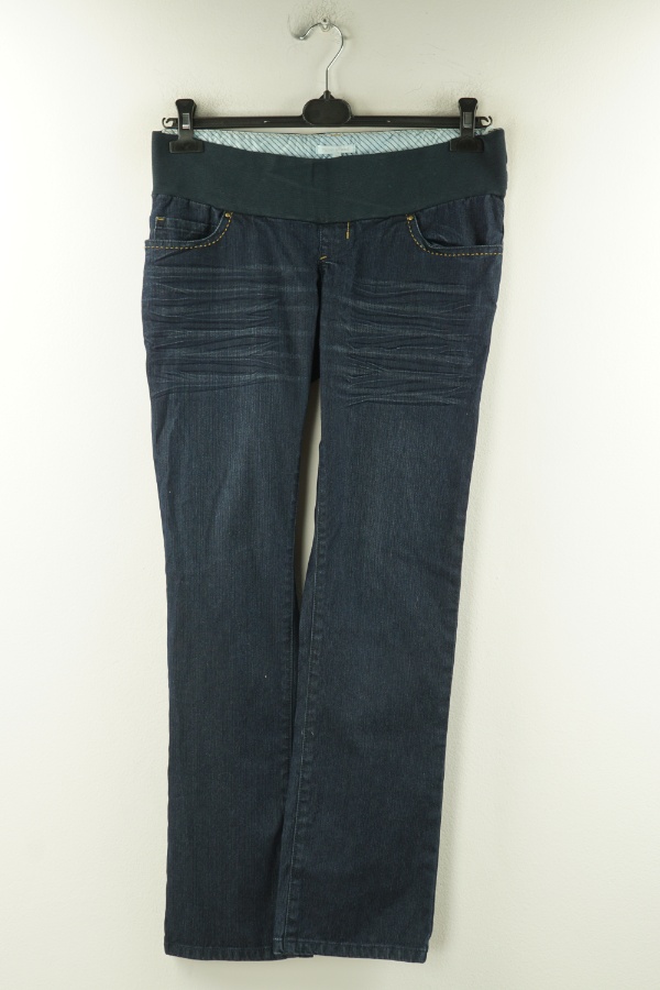 Spodnie granatowe jeansowe - MAMAS&PAPAS zdjęcie 1