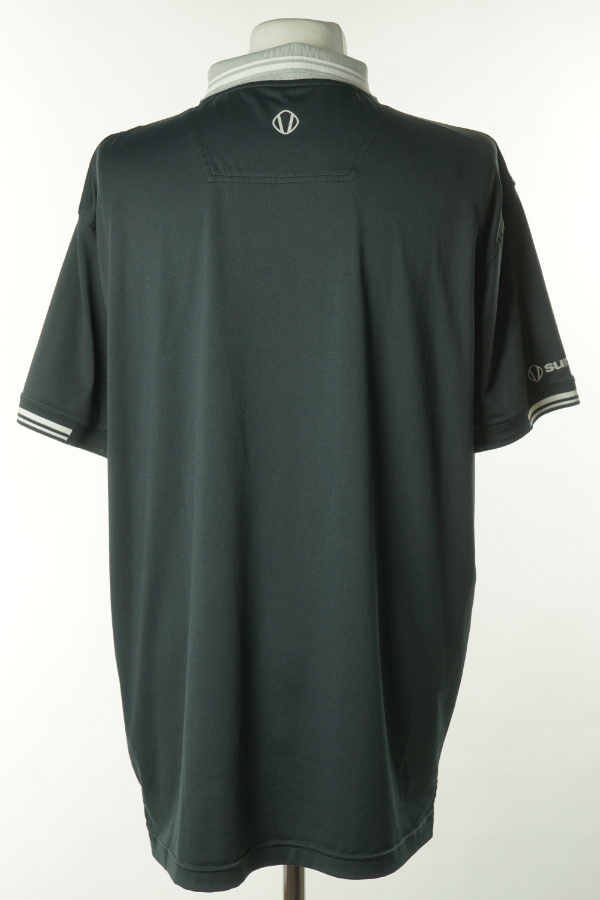 Koszulka sportowa czarna z szarymi wstawkami - SUNICE zdjęcie 2