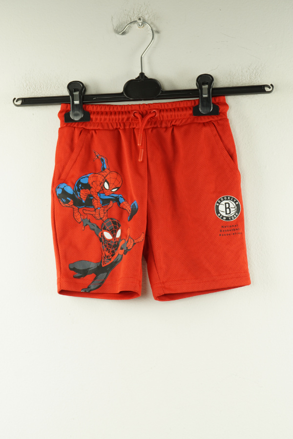 Krótkie spodenki czerwone sportowe Spiderman - PRIMARK zdjęcie 1