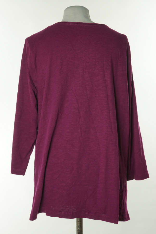 Bluzka fioletowa ze wzorem i cekinami - ST. JOHNS BAY zdjęcie 2