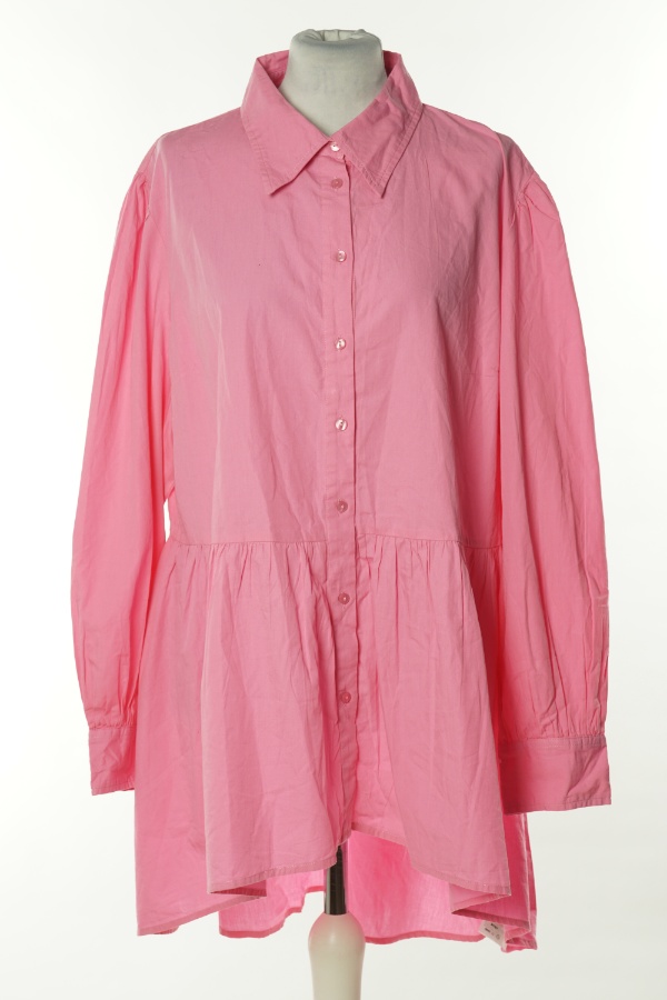 Tunika koszulowa różowa - SIMPLY BE zdjęcie 1