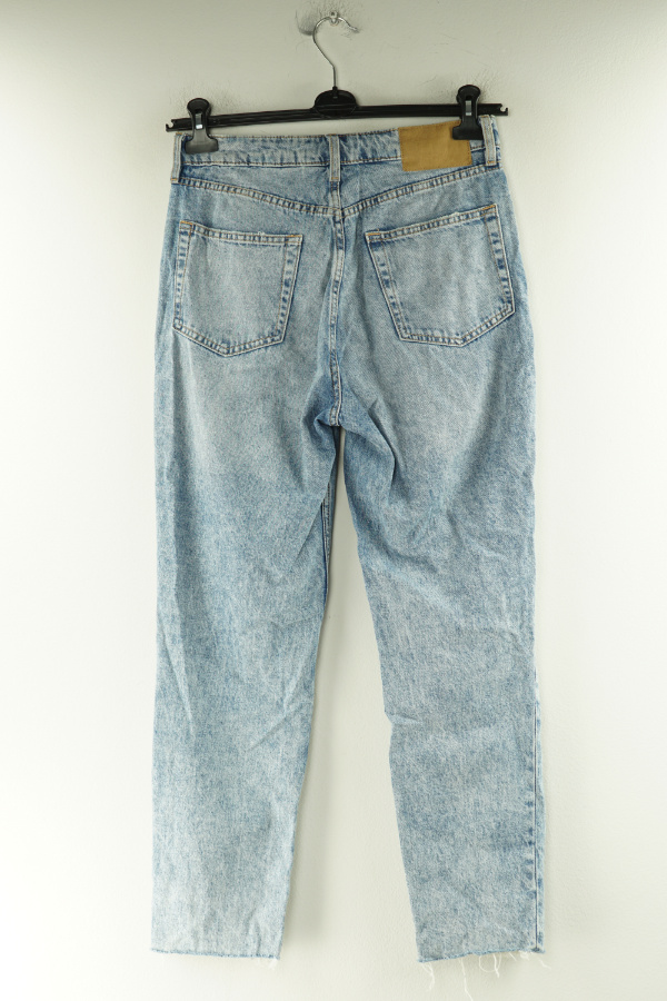 Spodnie niebieskie jeansowe z dziurami, H&M - H&M zdjęcie 2