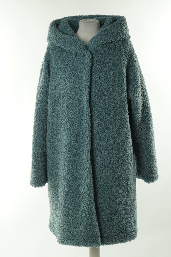 Płaszcz baranek niebieski - FASHION CLASSIC zdjęcie 1