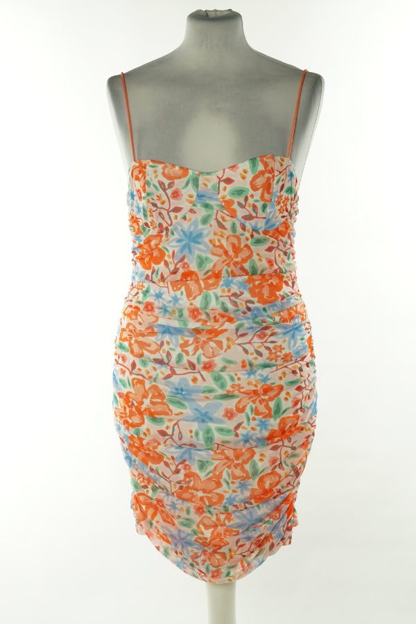 Sukienka kwiecista na cienkich ramiączkach - SHEIN zdjęcie 1