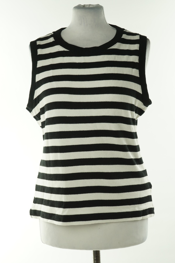 Bluzka sweterkowa w biało czarne paski  - C&A zdjęcie 1