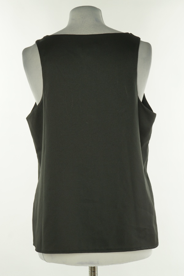 Bluzka czarna na ramiączkach - BOOHOO zdjęcie 2