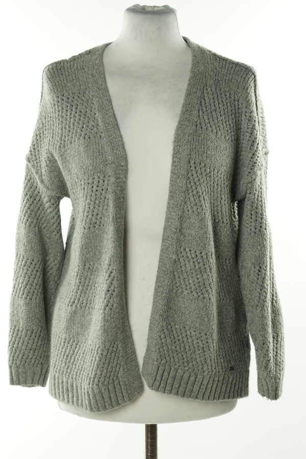 Kardigan szary sweterkowy, HOLLISTER - HOLLISTER zdjęcie 1
