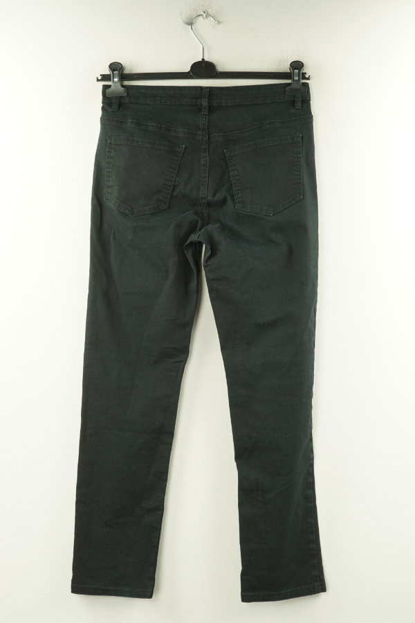 Spodnie czarne jeansowe z prostymi nogawkami - CUBUS zdjęcie 2