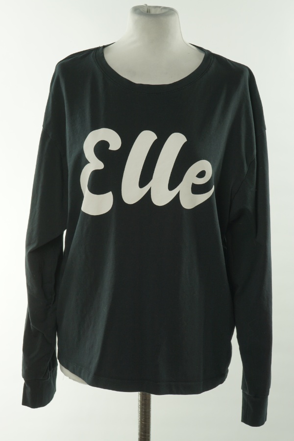 Bluzka czarna ELLE - ELLE zdjęcie 1