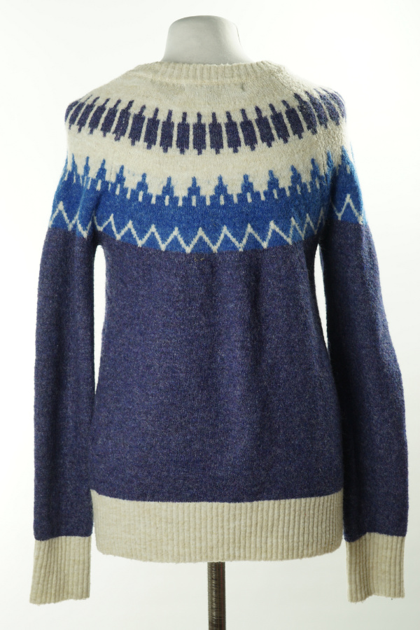 Sweter niebiesko-biały - VERO MODA zdjęcie 2