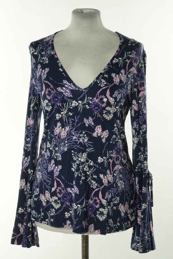 Bluzka fioletowa w kwiaty - GEORGE zdjęcie 1