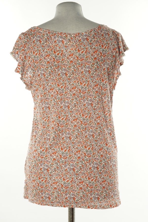 Bluzka biała w czerwone kwiatki, H&M - H&M zdjęcie 2