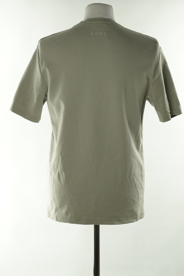 Koszulka szara gładka - ARNE zdjęcie 2