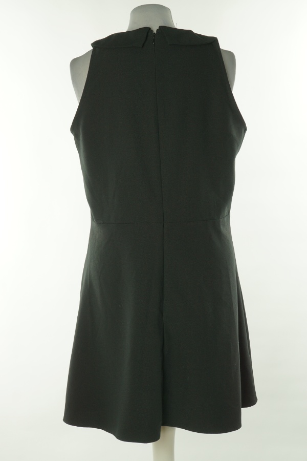 Sukienka czarna z wycięciami i dżetami - SAVIDA zdjęcie 2