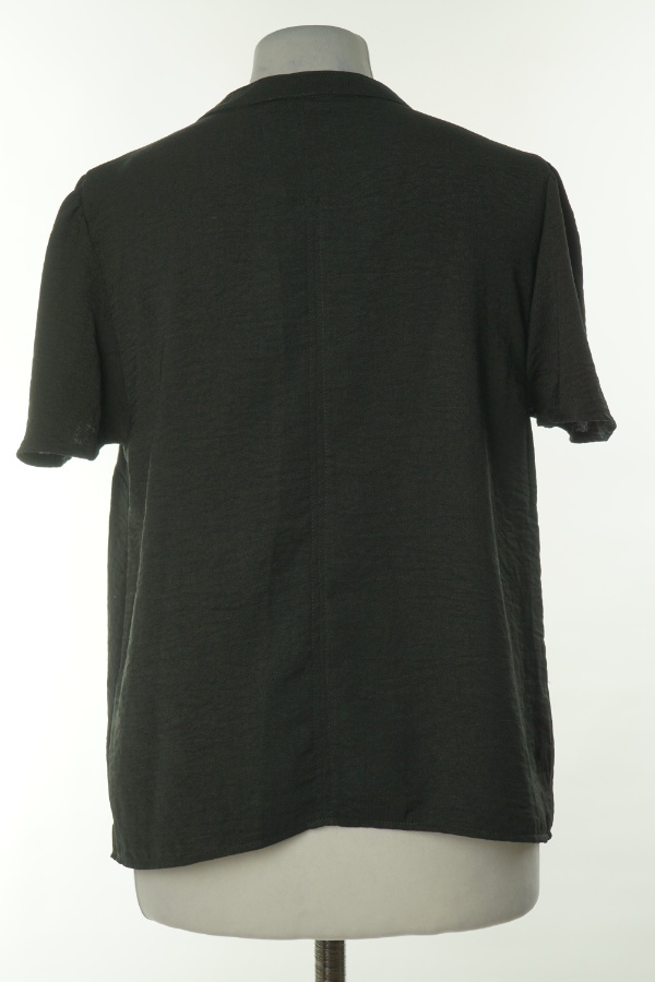 Bluzka czarna z wiązaniem przy dekoldzie - NEW LOOK zdjęcie 2