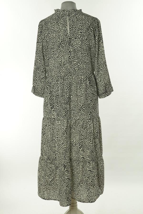 Sukienka biała w czarne wzory - ONLY zdjęcie 2