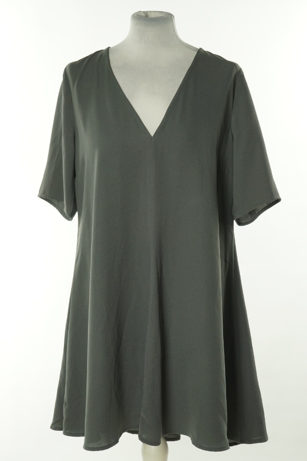 Sukienka szara rozkloszowana - GINA TRICOT zdjęcie 1