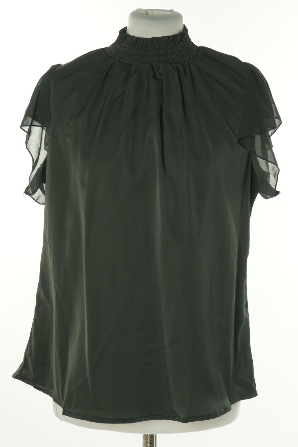 Bluzka czarna ze stójką - SHEIN zdjęcie 1