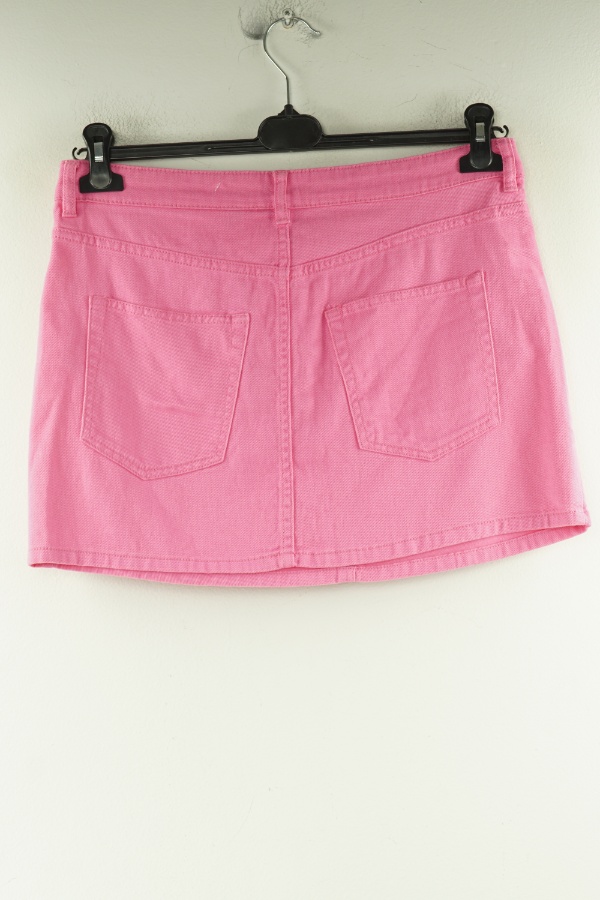 Spódnica różowa jeansowa - H&M zdjęcie 2