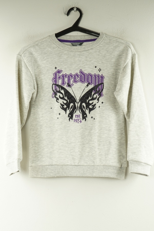 Bluza szara motyl, PRIMARK - PRIMARK zdjęcie 1