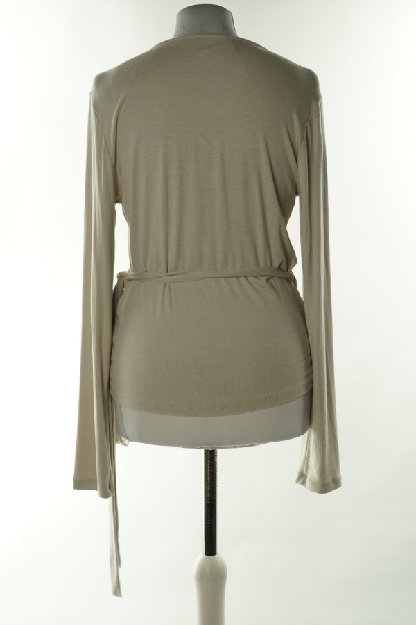 Bluzka beżowa ażurowa - LAGER 157 zdjęcie 2