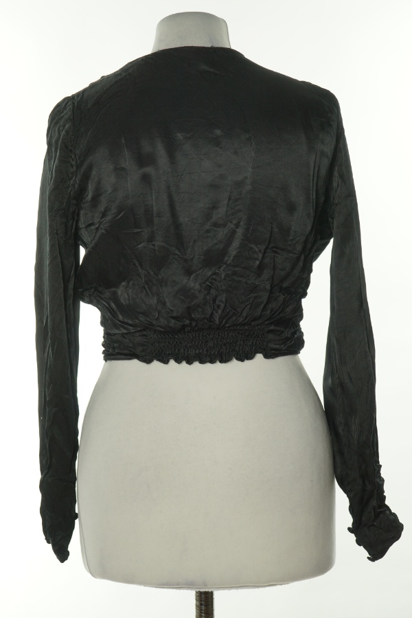 Top czarny a'la satynowy, ZARA - ZARA zdjęcie 2