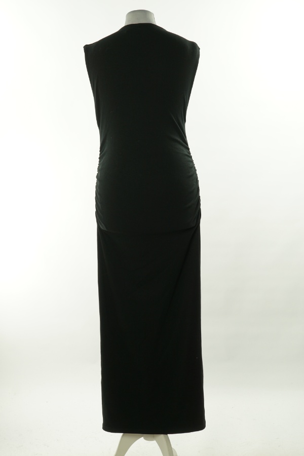 Sukienka czarna drapowana, ZARA - ZARA zdjęcie 2