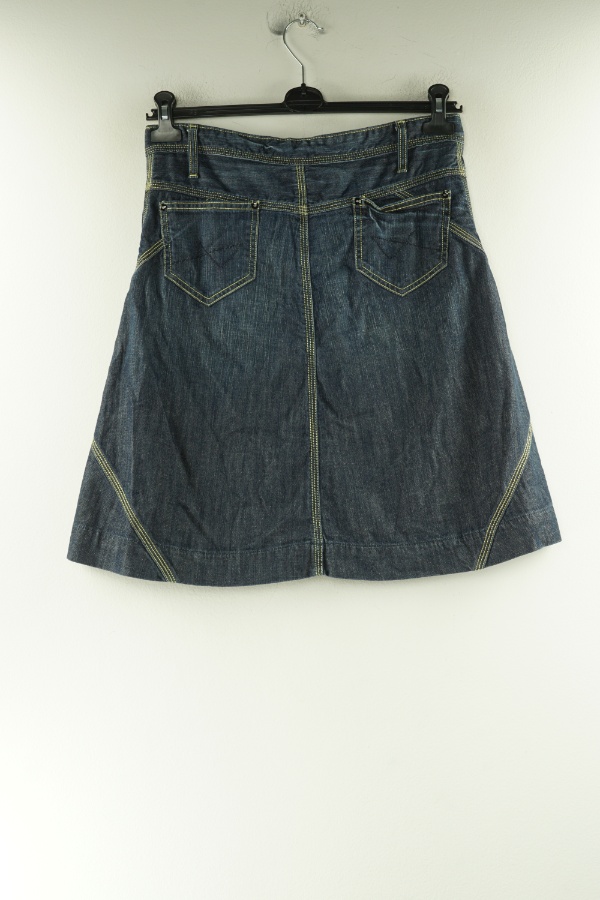 Spódnica granatowa jeansowa - H&M zdjęcie 2
