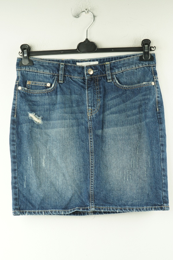 Spódnica jeansowa midi  - H&M zdjęcie 1
