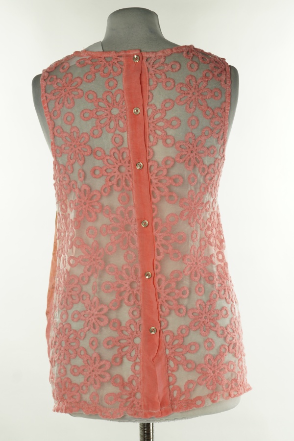 Koszulka różowa - BRAK METKI Z NAZWĄ PRODUCENTA zdjęcie 2