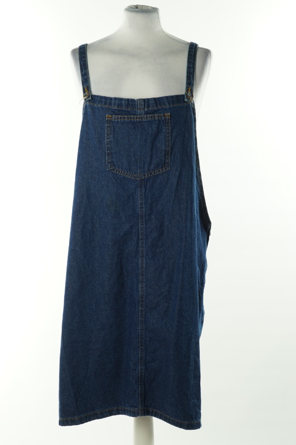 Sukienka ciemnoniebieska jeansowa na ramiączkach - DENIM CO zdjęcie 1