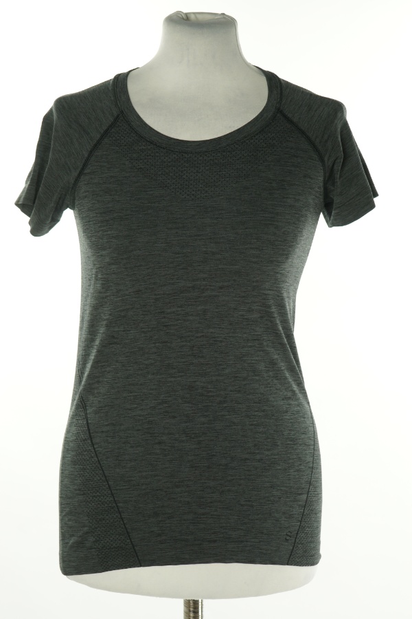 Koszulka ciemnoszara melanż - H&M zdjęcie 1