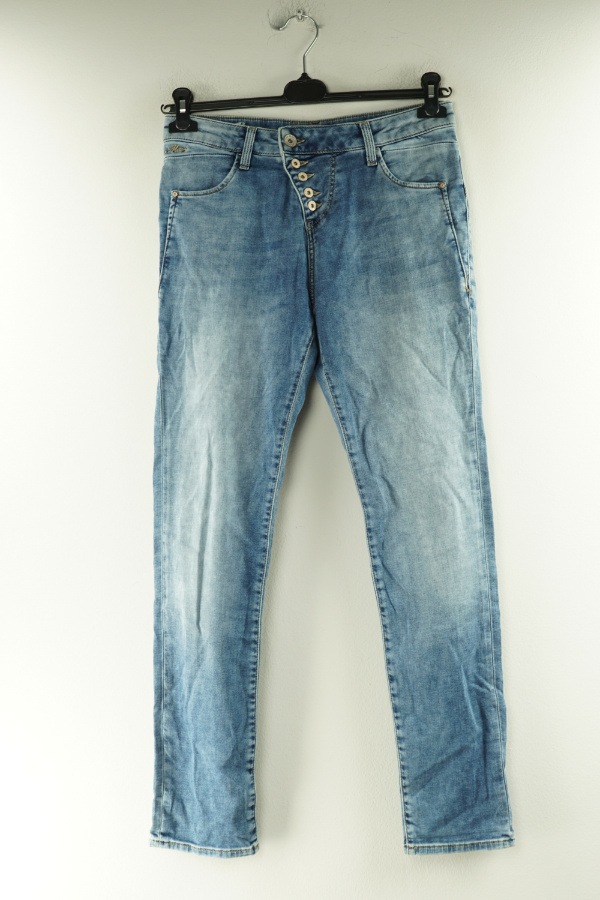 Spodnie niebieskie jeansowe - MARI JEANS CO zdjęcie 1