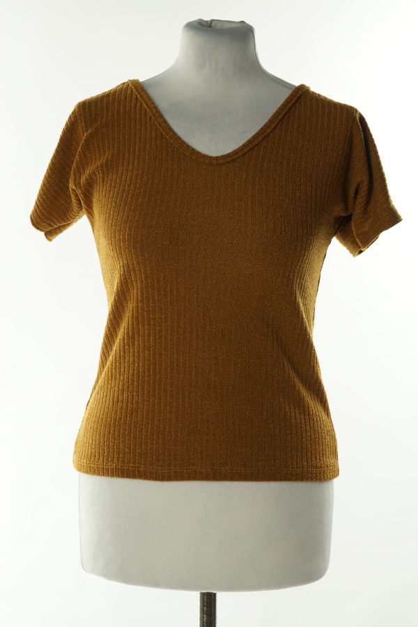 Bluzka sweterkowa brązowa - TUKKATUN zdjęcie 1