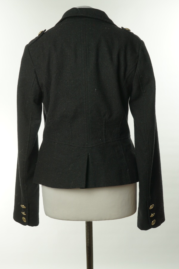 Marynarka czarna z wełną (60%) H&M - H&M zdjęcie 2