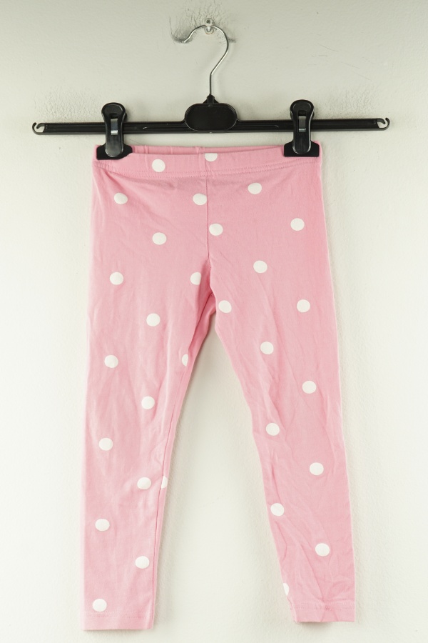 Legginsy różowe w białe grochy Primark - PRIMARK zdjęcie 1