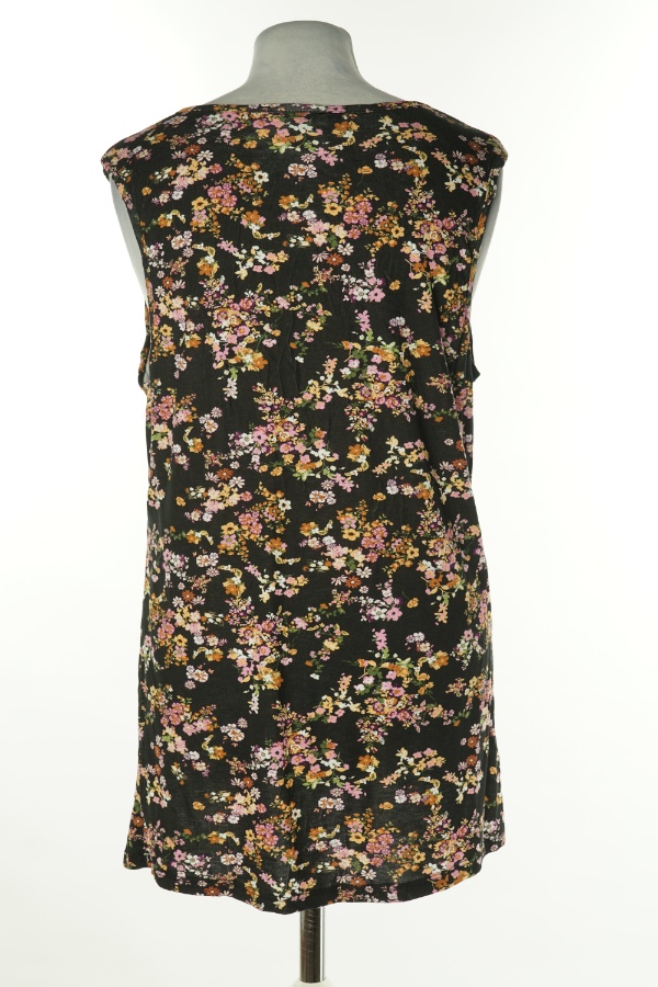 Koszulka czarna w kwiatki - BONPRIX zdjęcie 2