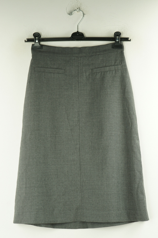 Spódnica szara z wełną (98%) - FILIPPA K zdjęcie 1