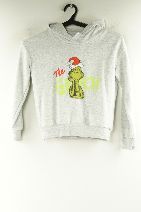 Bluza świąteczna szara GRINCH - BRAK METKI Z NAZWĄ PRODUCENTA zdjęcie 1