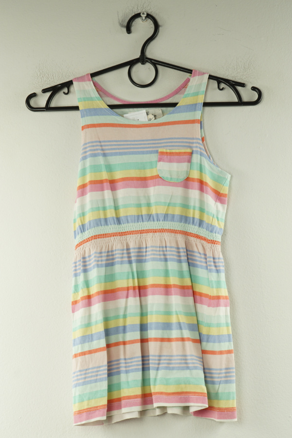 Sukienka w kolorowe paski H&M - H&M zdjęcie 1