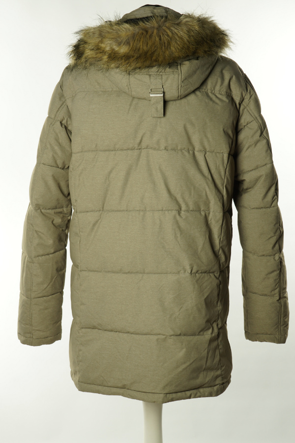 Płaszcz beżowy z kapturem - NORTH82 zdjęcie 2