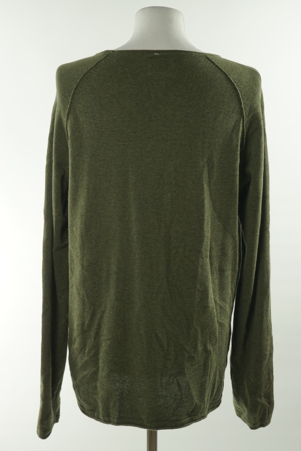 Sweter cienki zielony - JACK&JONES zdjęcie 2