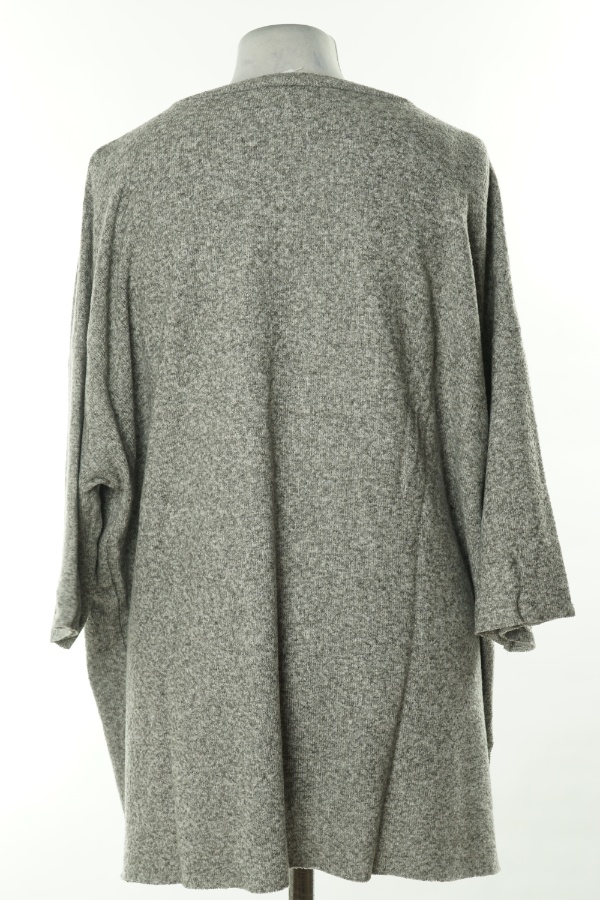 Sweter szary z kieszonką i perełkami, ZARA - ZARA zdjęcie 2