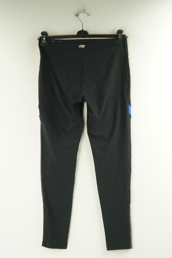 Legginsy czarne z kolorowymi wstawkami - MARIKA zdjęcie 2