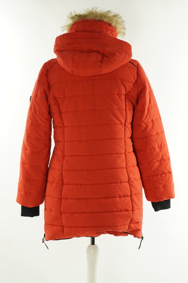 Płaszcz koralowy pikowany - ALPENBLITZ zdjęcie 2