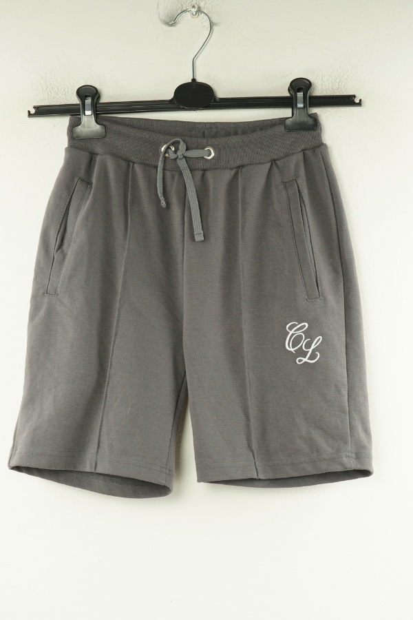 Krótkie spodenki dresowe szare - CLOSURE zdjęcie 1