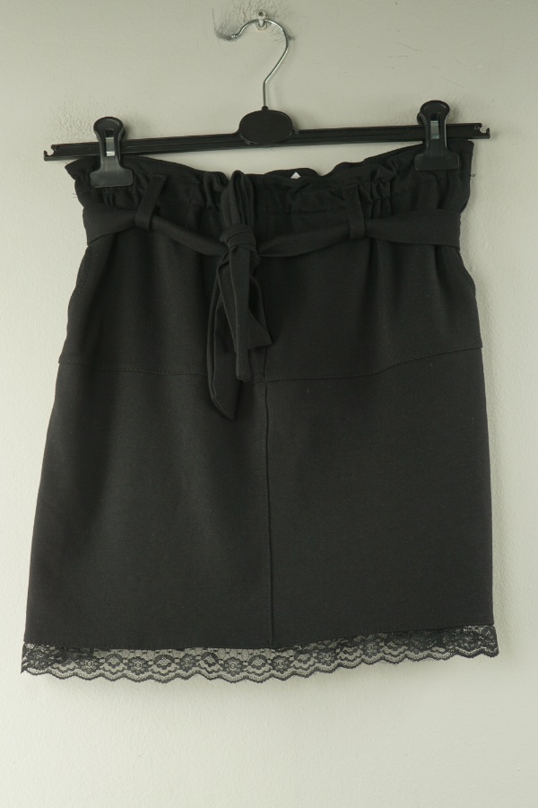 Spódnica czarna z koronką - NEW COLLECTION zdjęcie 1