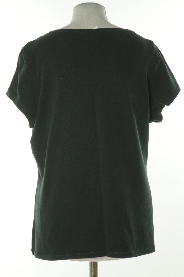 Koszulka czarna gładka - BRAK METKI Z NAZWĄ PRODUCENTA zdjęcie 2