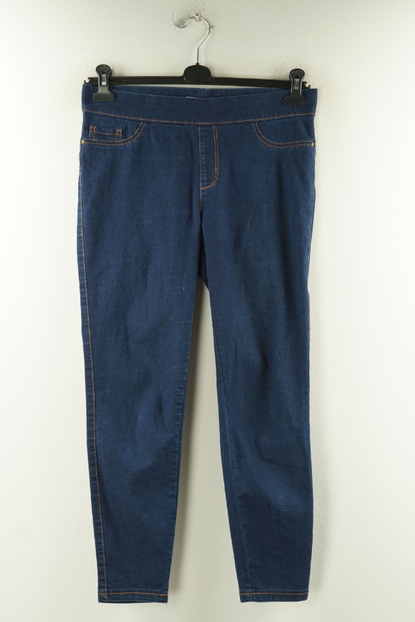 Spodnie jegginsy granatowe - DENIM CO zdjęcie 1